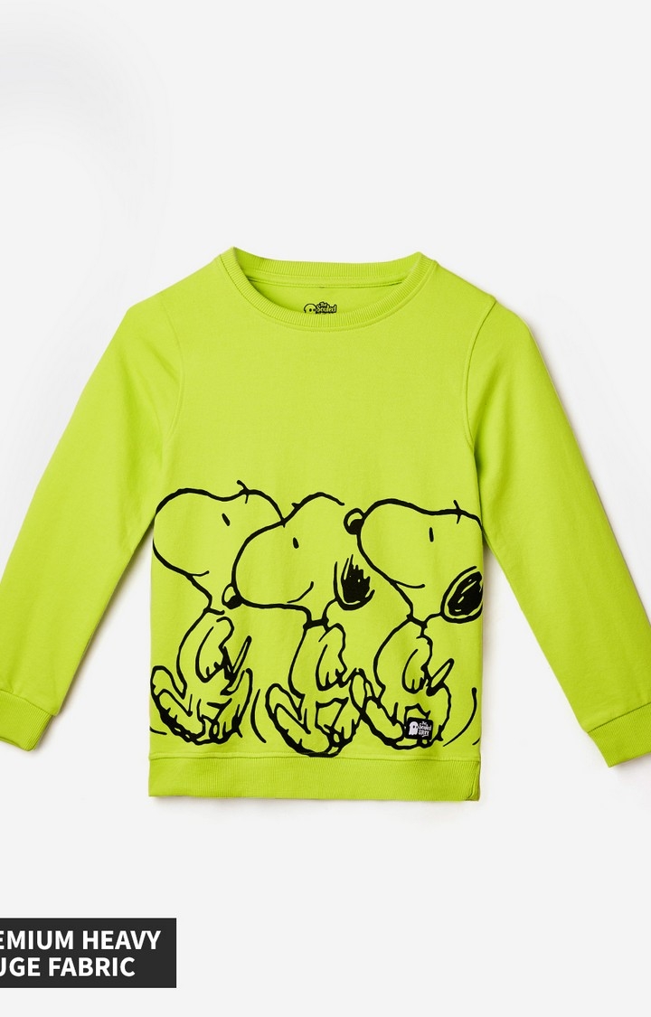 Girls Peanuts: Snoopy Girls Cotton Sweatshirts
