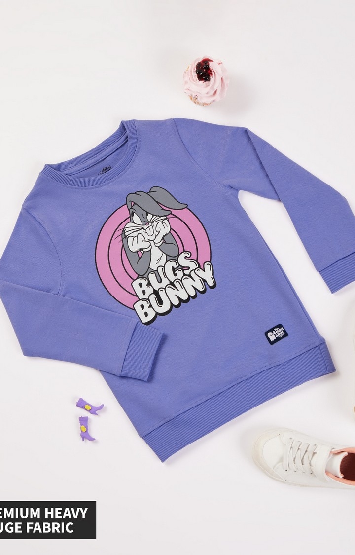 The Souled Store | Girls Looney Tunes: Bugs Bunny Girls Cotton Sweatshirts
