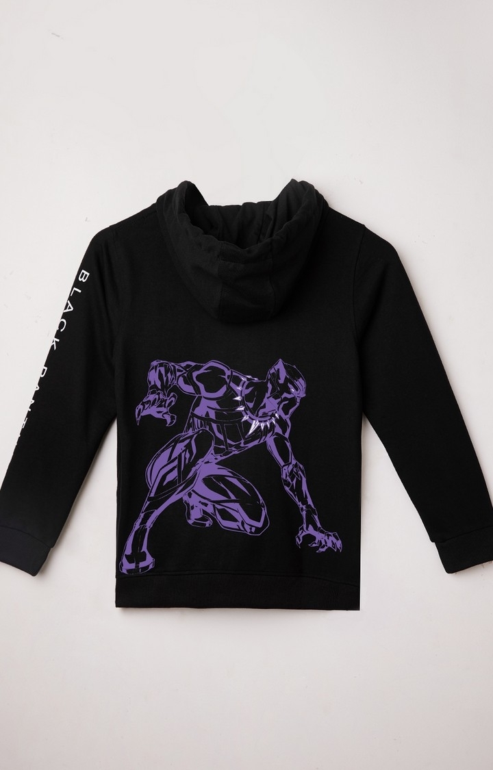 The Souled Store | Boys Black Panther: Wakanda Forever Boys Hoodie