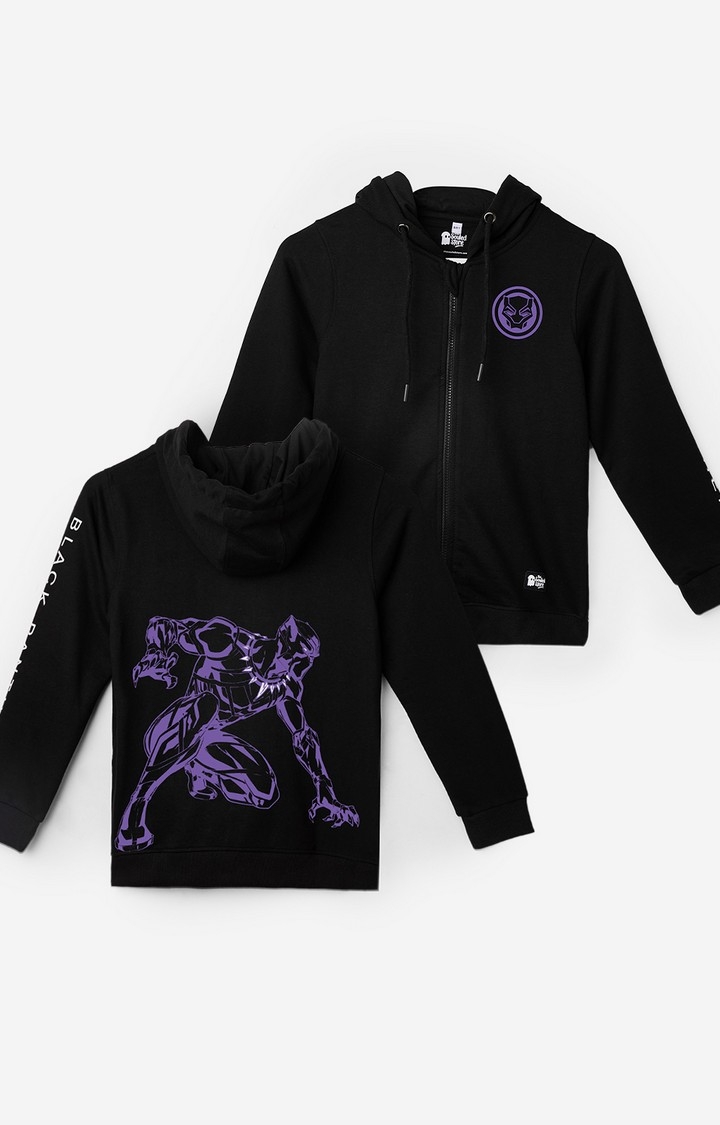 Boys Black Panther Wakanda Forever Boys Hoodie