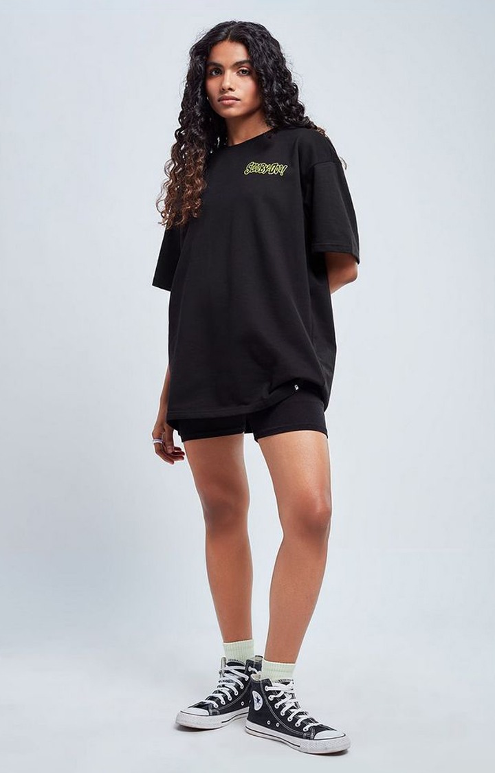 Oversized t discount shirt dress black