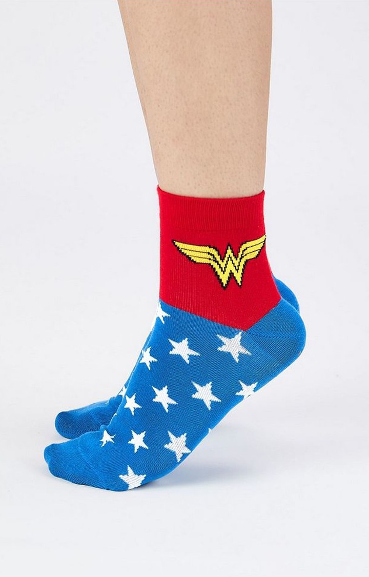 Men's Official Wonder Woman: Star Symbol Socks