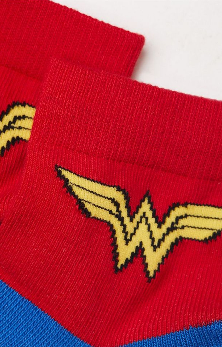 Men's Official Wonder Woman: Star Symbol Socks