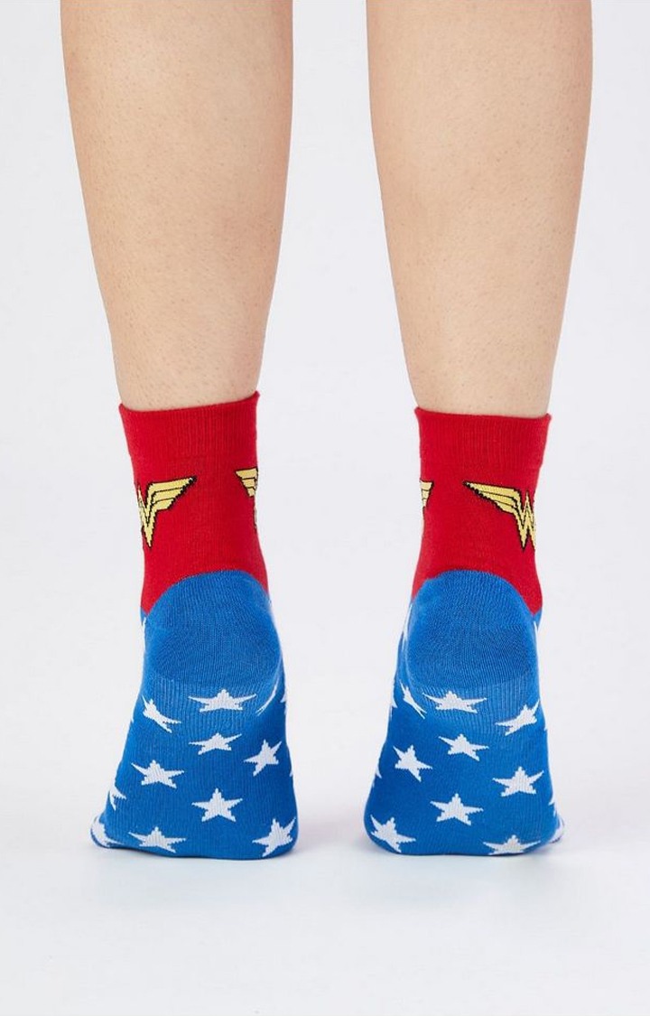 Men's Official Wonder Woman: Star Symbol Socks