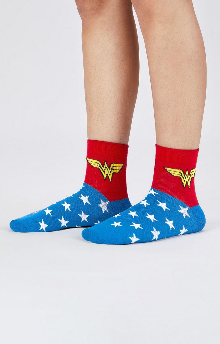 Men's Official Wonder Woman: Star Symbol Socks