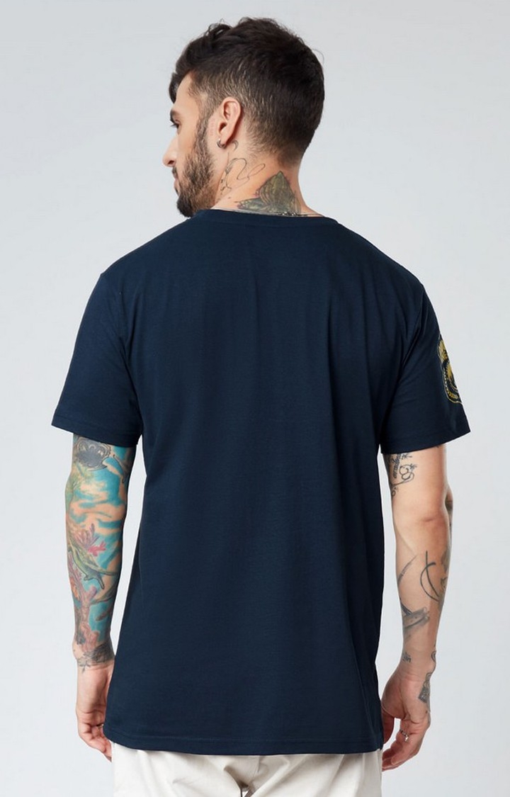 Men's Brooklyn Nine-Nine: Noice Blue Printed Regular T-Shirt