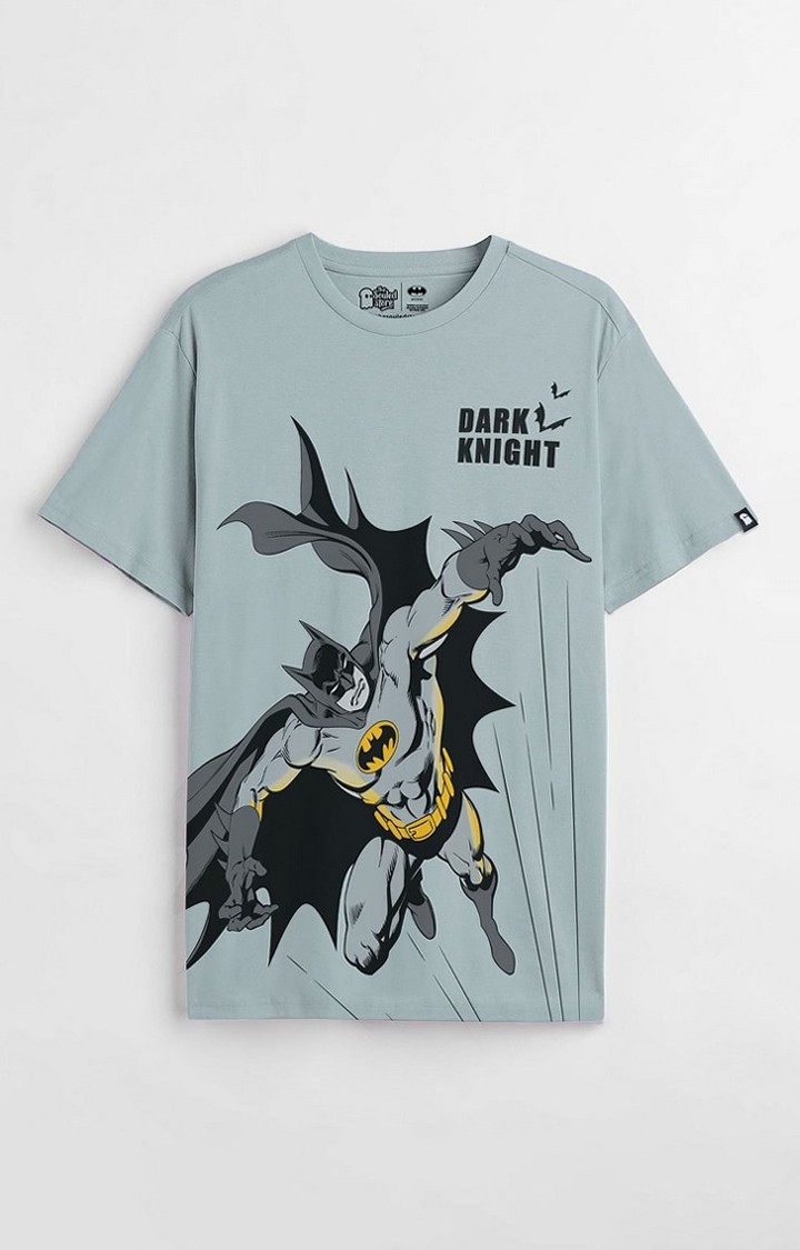 The Souled Store | Men's Batman: The Dark Knight Grey Printed Regular T-Shirt