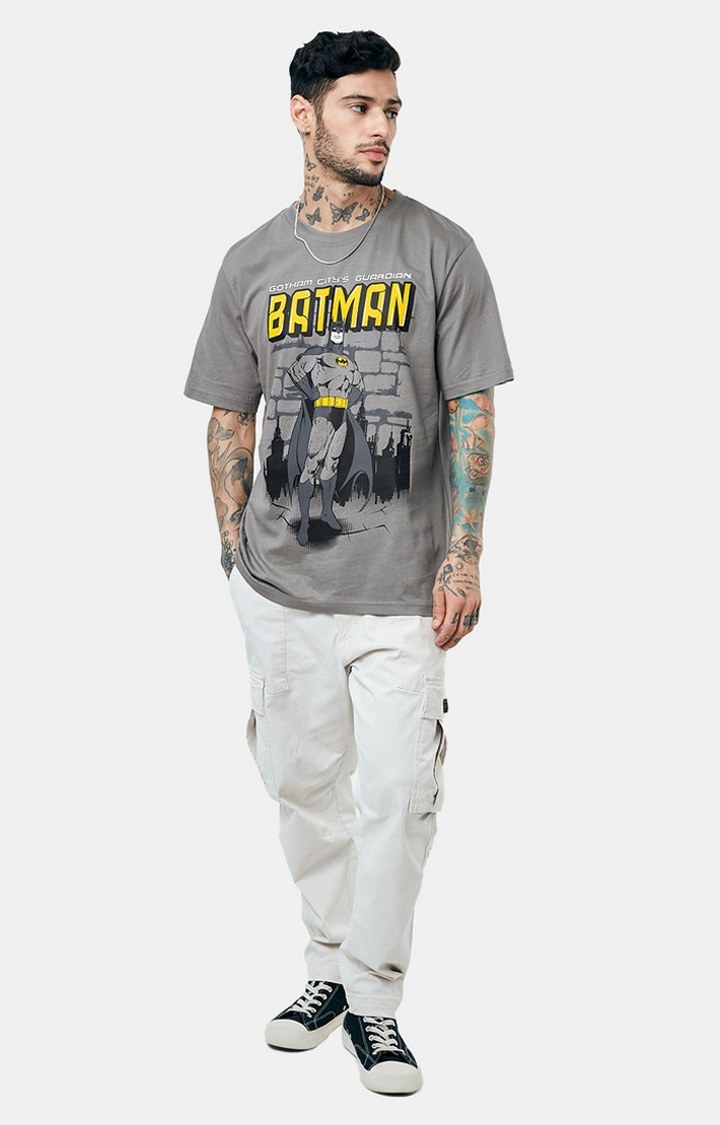 Men's Official Batman Gotham's Saviour Oversized T-Shirts