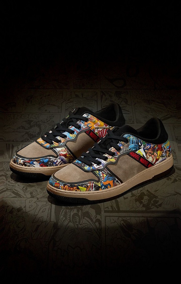 Men's Marvel: Comics Multicolour Sneakers