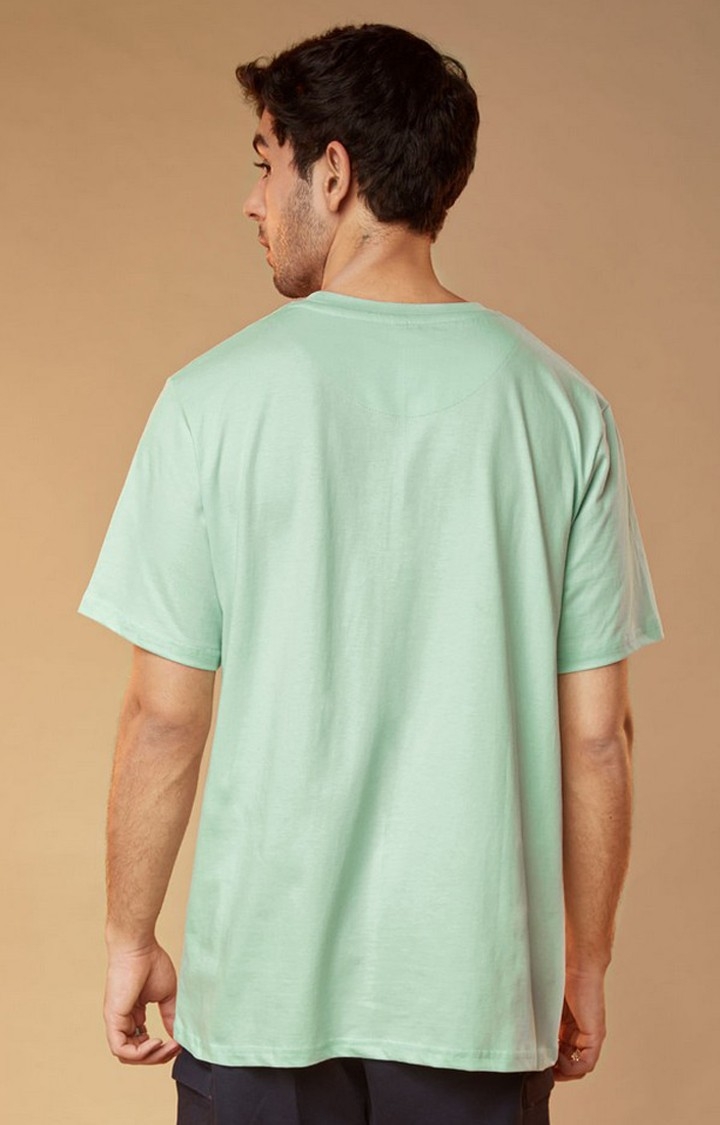 Men's Naruto: Team Kakashi Green Printed Regular T-Shirt