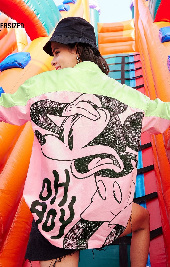 The Souled Store | Women's Disney: Mickey Mouse Women's Boyfriend Shirts