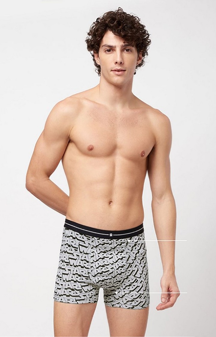 The Souled Store | Men's Grey Official Star Wars: Typography Briefs Underwear