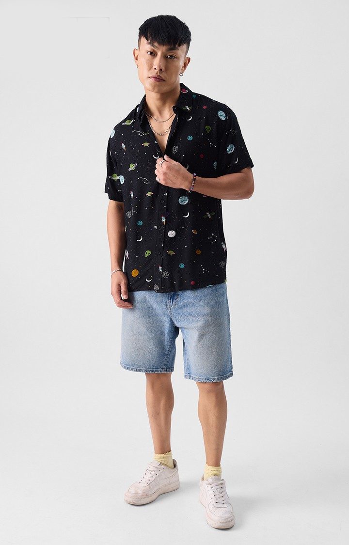 Men's Original Outer Space Half Sleeve Shirts