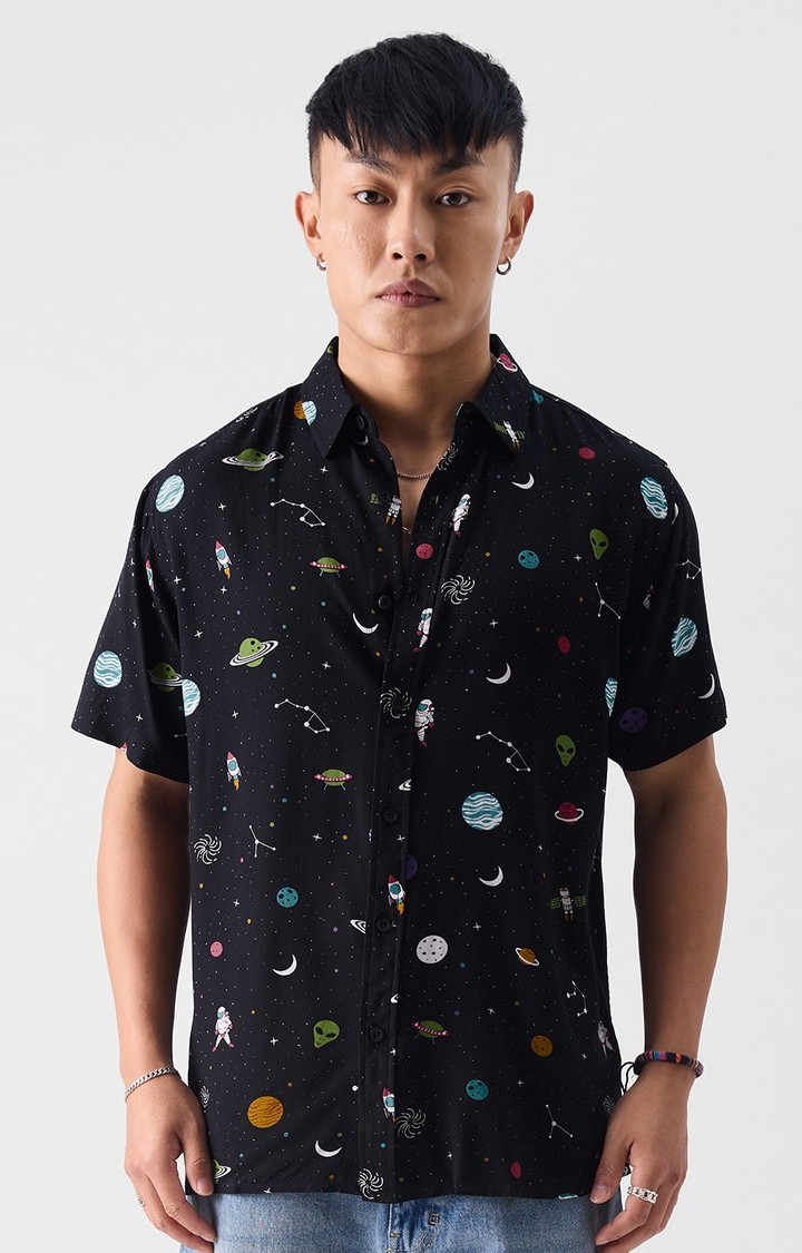 Men's Original Outer Space Half Sleeve Shirts