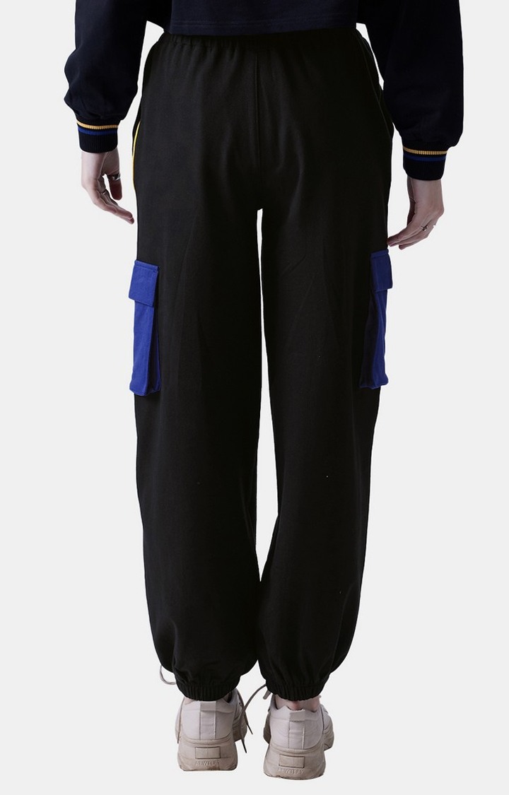 Women's  Original Solids: Black (Utility) Cargo Joggers