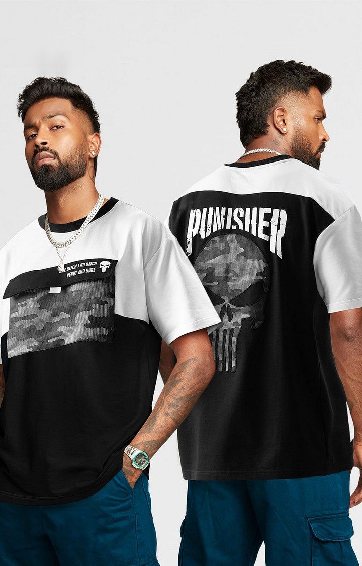 Men s Punisher Lethal Mode Oversized T Shirt