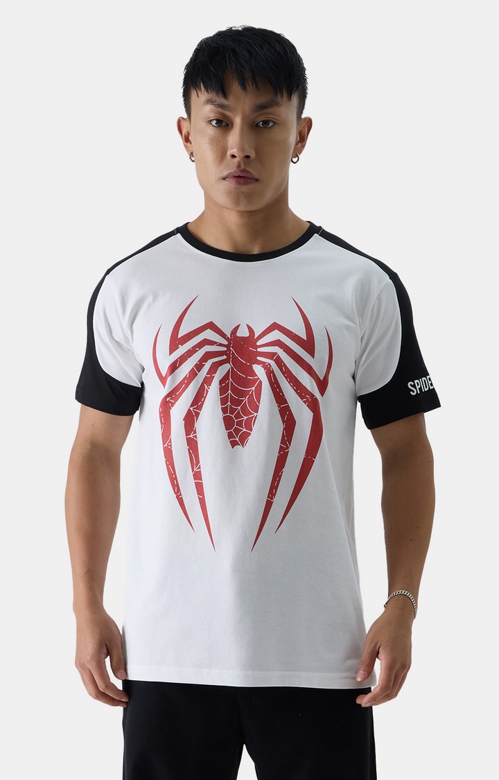 Men's Official Spider-Man The Web T-Shirts