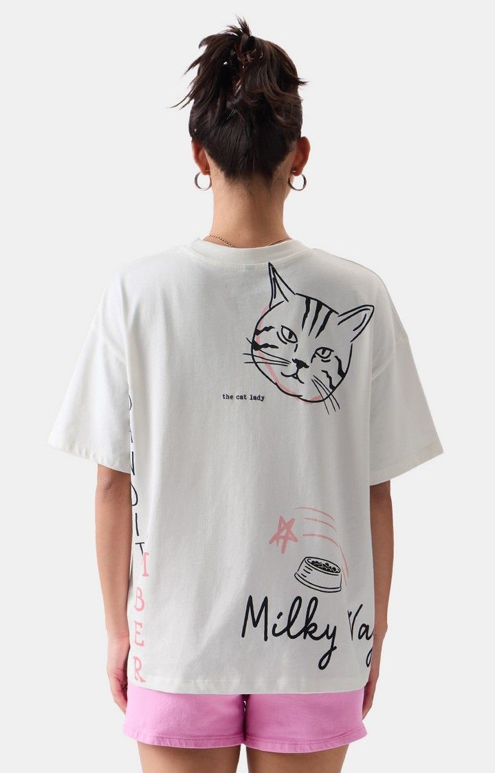 Women's Official The Office Angela's Cats Oversized T-Shirts