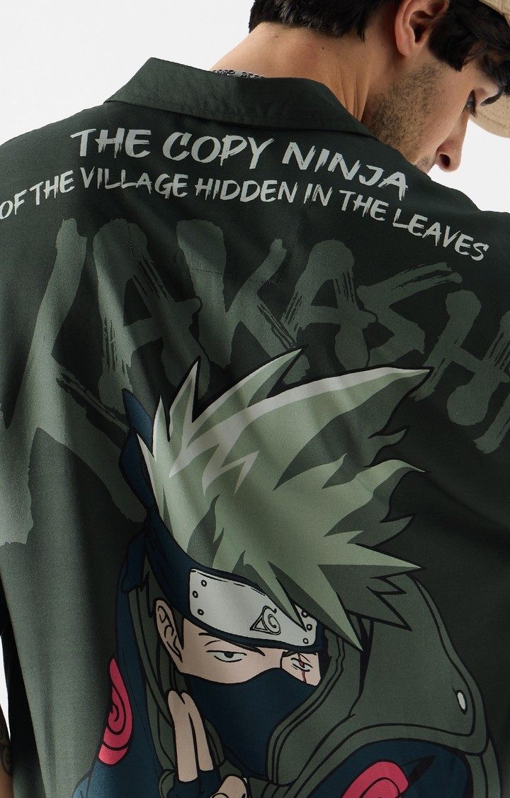Men's Naruto: Kakashi Ninja Oversized Shirts