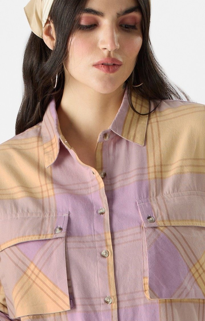 Women's TSS: Purple (Tie Dye) Women's Oversized Shirt Dresses