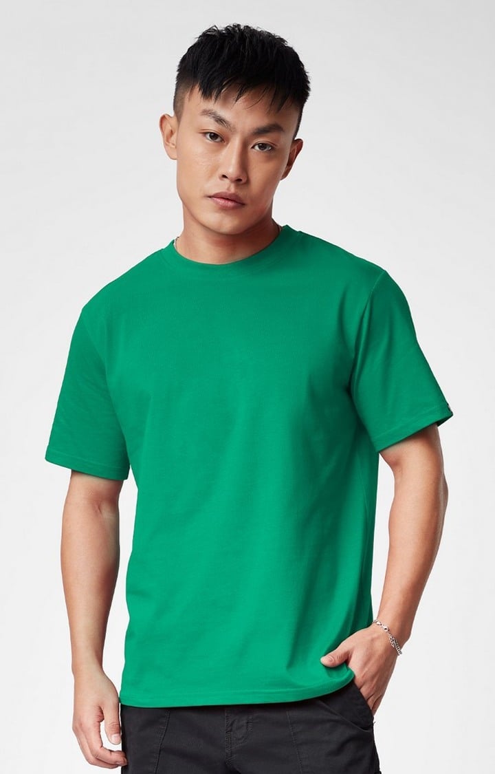 Men's Original Solids Green T-Shirts