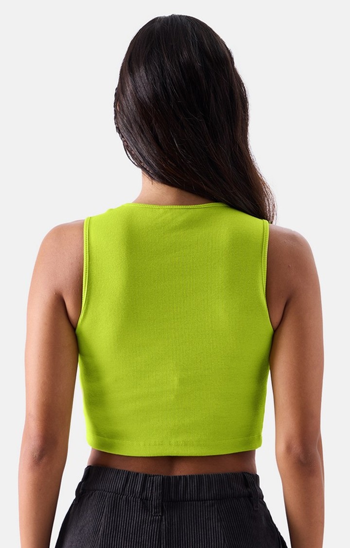 Women's Original Solids Lime Tank Tops
