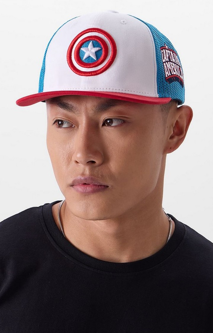 Men's Official Captain America: Shield Caps
