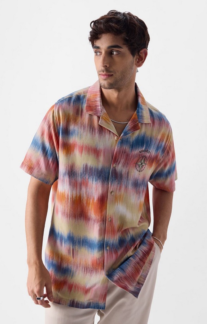 Men's TSS Originals: Limitless Multicolour Tie Dye Printed Oversized Shirt