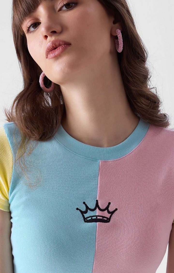 Women's TSS Originals: Queen Multicolour Colourblock Shift Dress