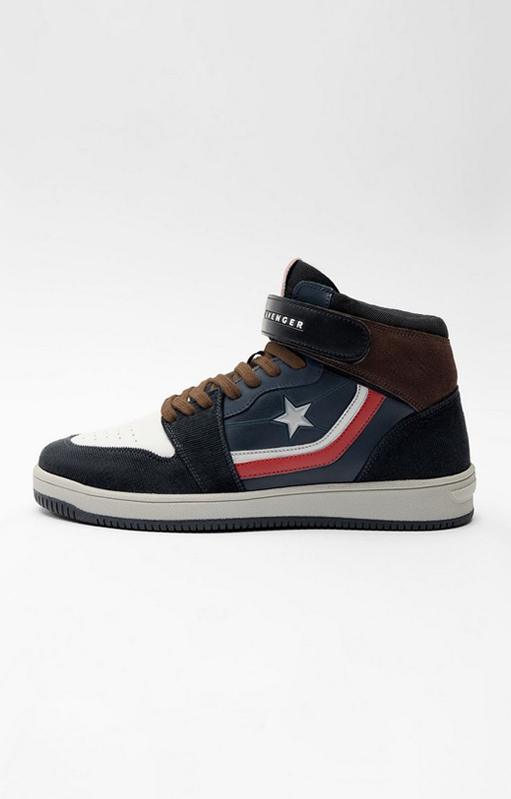 The Souled Store | Men's Captain America: Super Soldier Multicolour Sneakers