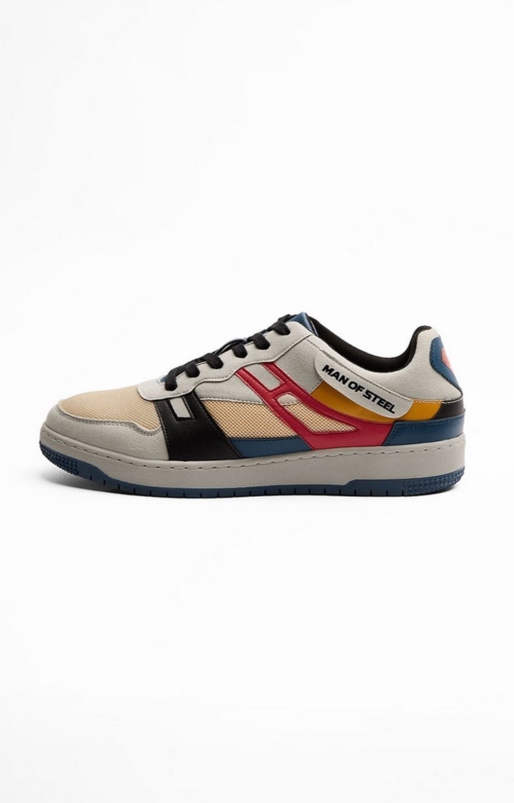 The Souled Store | Men's Superman: Man Of Steel Multicolour Sneakers
