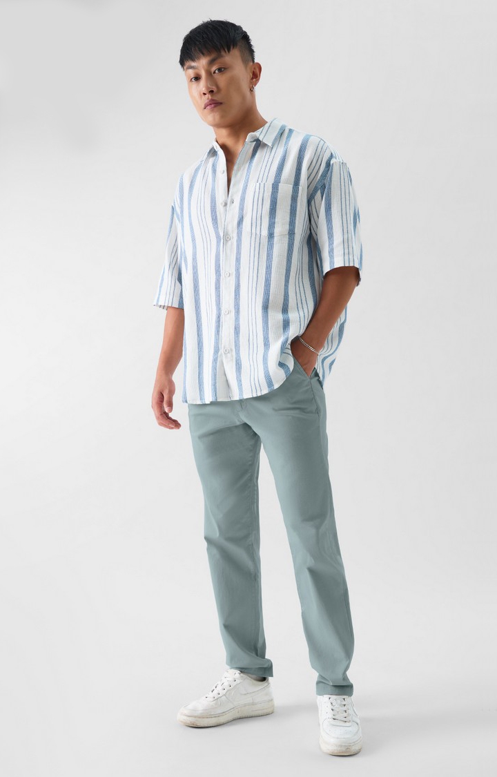 Men's  Original Solids: Blue Slate Chino Pants