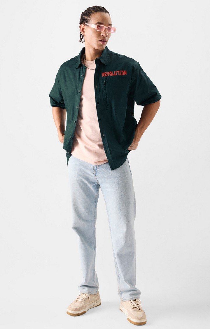 Men's Looney Tunes: Rebel Rabbit Half Sleeve Shirts