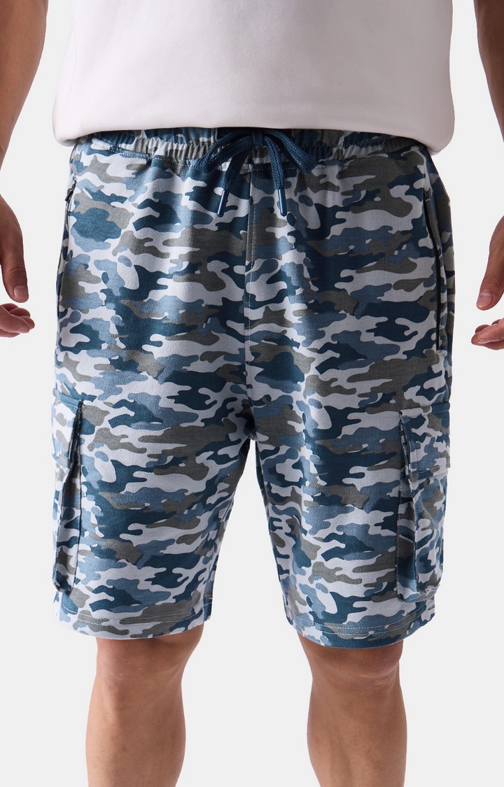 The Souled Store | Men's  Original Solids: Camouflage Cargo Shorts