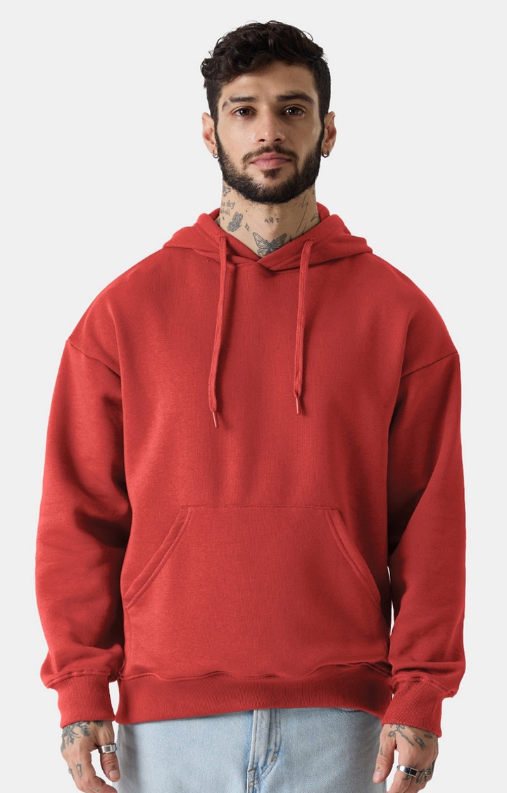 The Souled Store | Men's Original Solids Red Hoodies