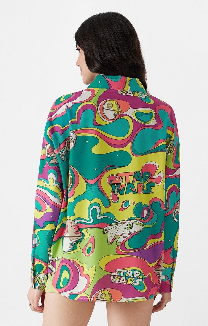 Women's Star Wars: Floating In Space Women's Oversized Shirts