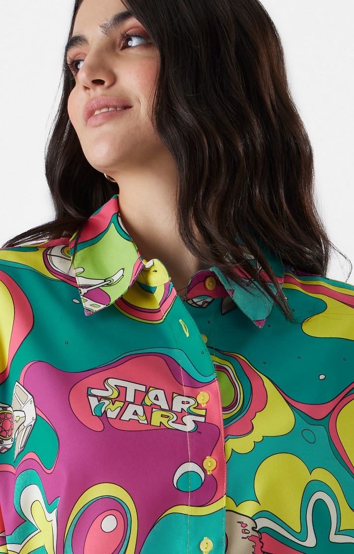 Women's Star Wars: Floating In Space Women's Oversized Shirts
