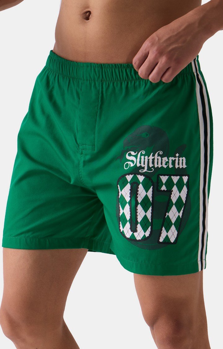 Men's Official Harry Potter: Slytherin 07 Boxer Short