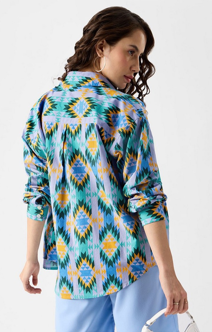 Women's TSS Originals Multicolour Printed Oversized Shirt
