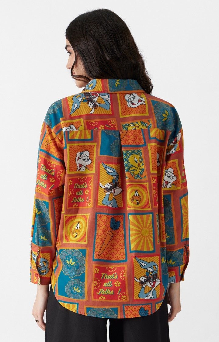 Women's Looney Tunes: Indie Vibes Women's Oversized Shirts