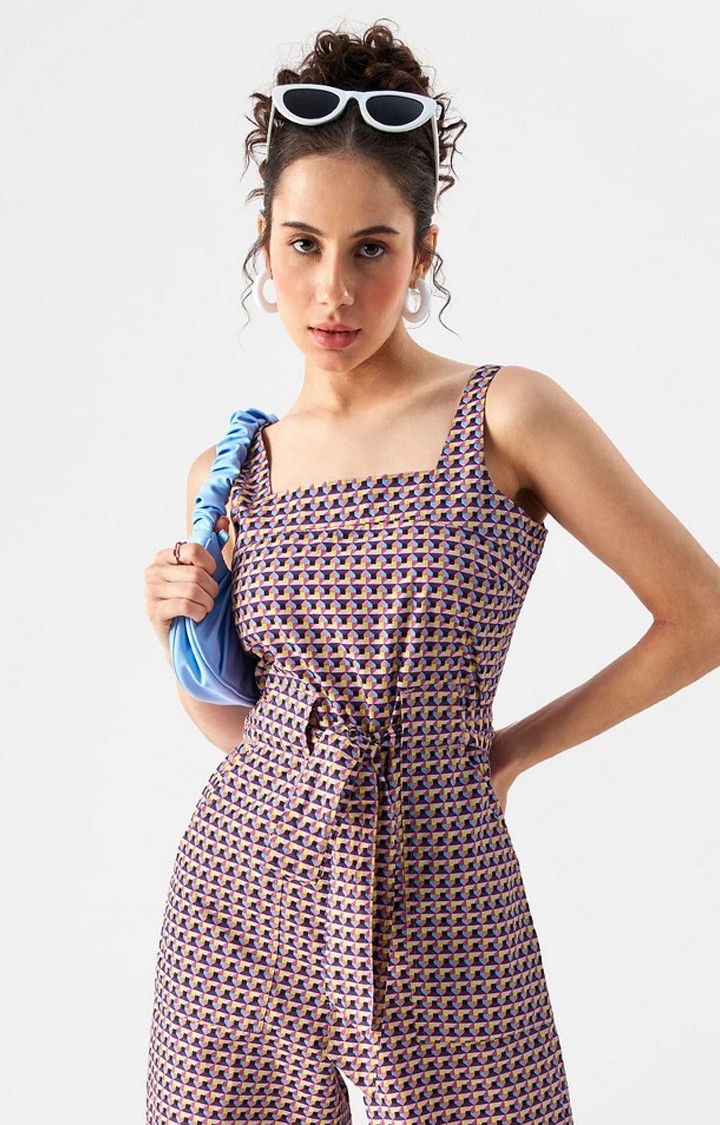 Women's TSS Originals: Mosaic Multicolour Printed Jumpsuits