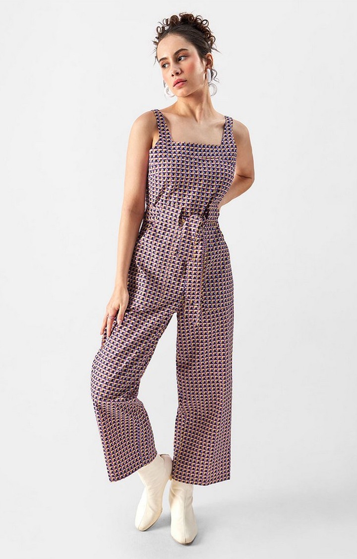 Women's TSS Originals: Mosaic Multicolour Printed Jumpsuits