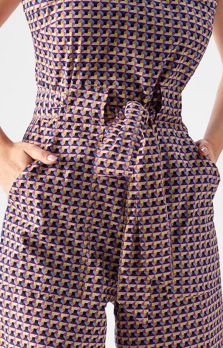 Women's TSS Originals: Mosaic Multicolour Printed Jumpsuits
