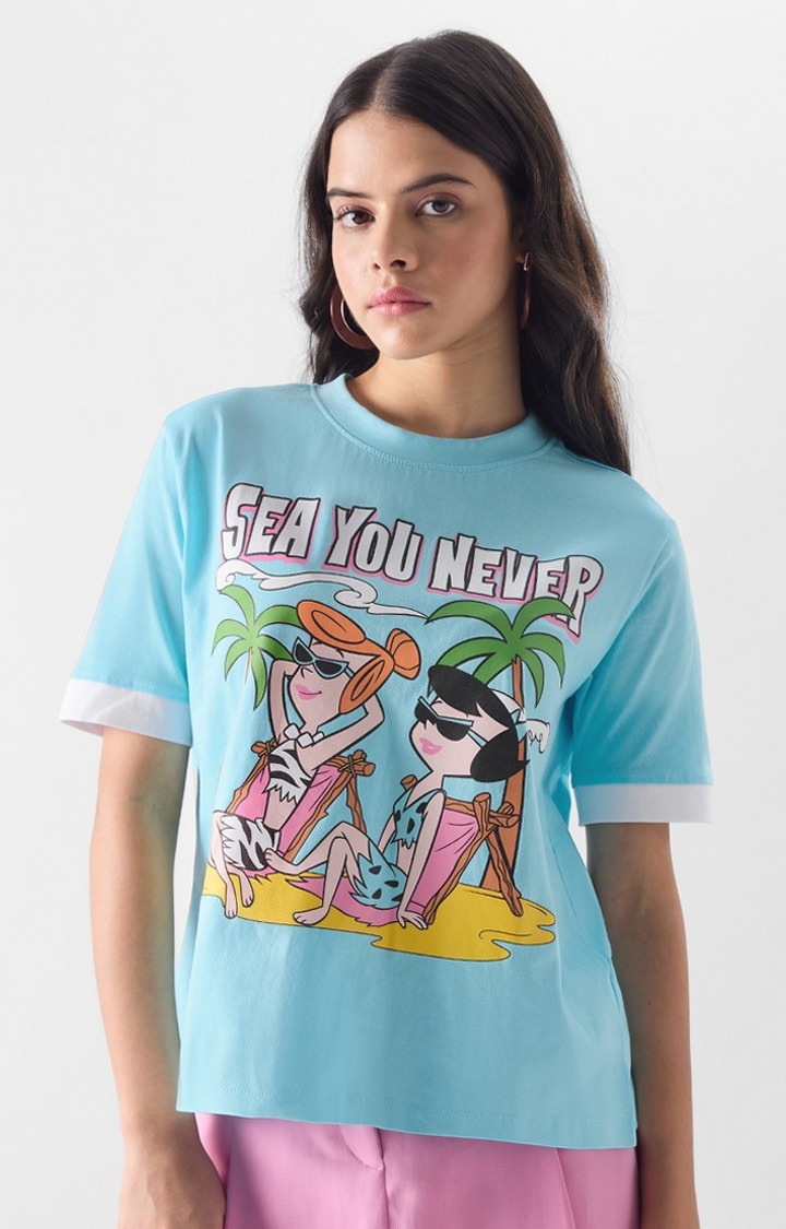 Women's Official The Flintstones Betty and Wilma T-Shirts