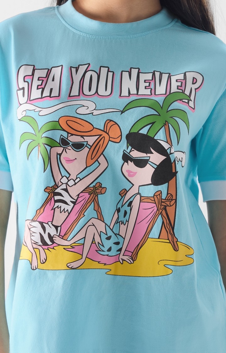 Women's Official The Flintstones Betty and Wilma T-Shirts