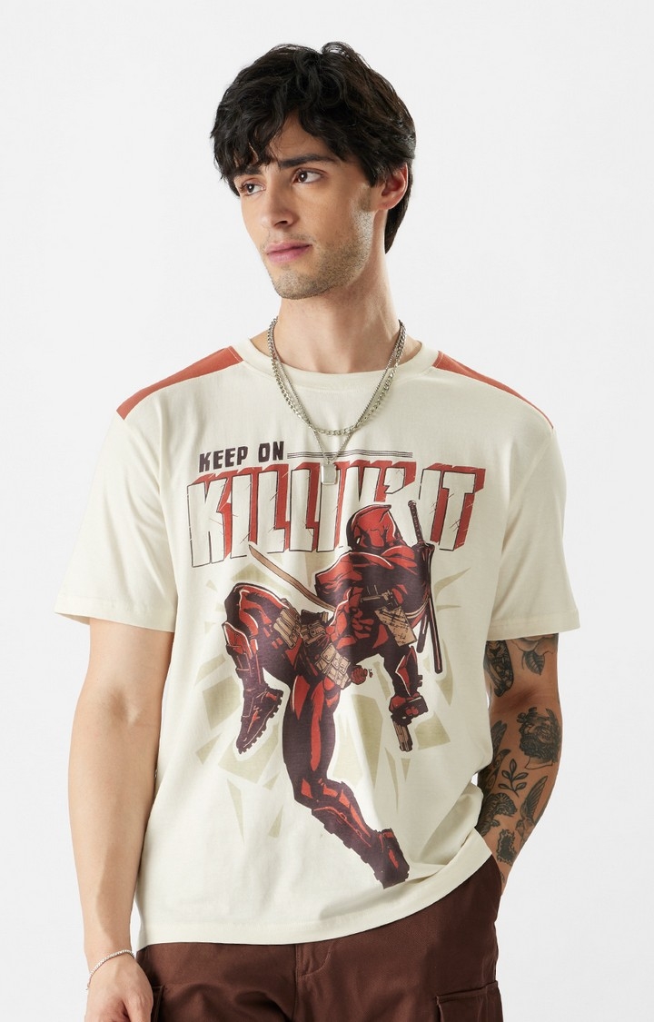 The Souled Store | Men's Deadpool: Killin' It T-Shirt