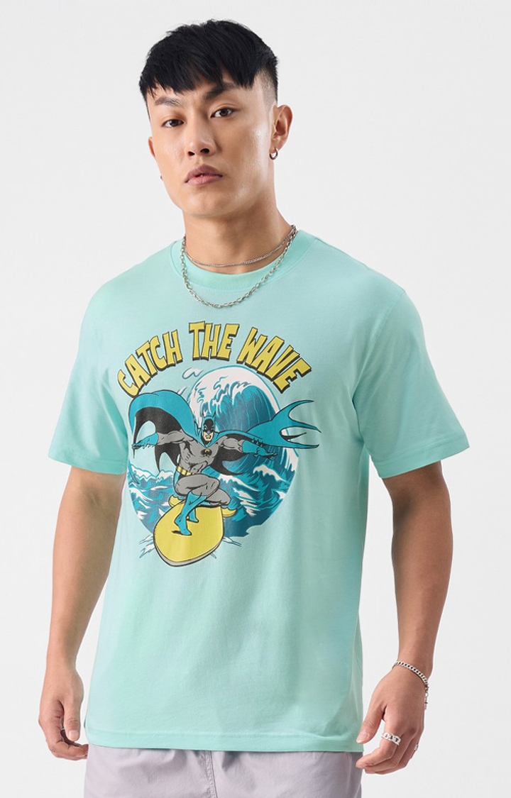 The Souled Store | Men's Official Batman Surf's Up T-Shirts