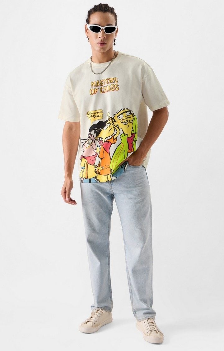 Men's Ed, Edd n Eddy: Chaotic Bros Oversized T-Shirt