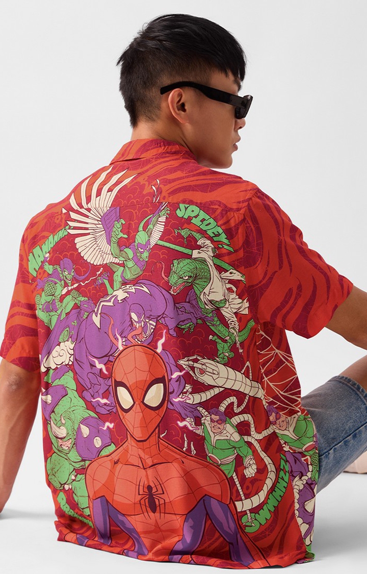 Men's Official Spider-Man Sinister Six Holiday Shirts