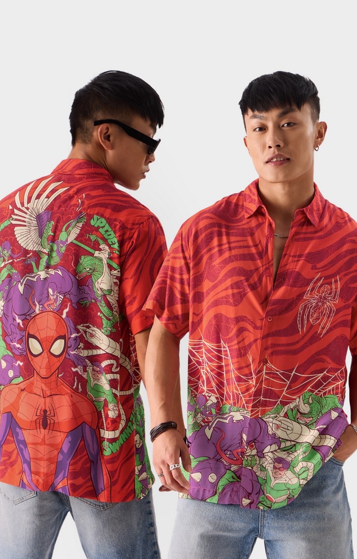 Men's Official Spider-Man Sinister Six Holiday Shirts
